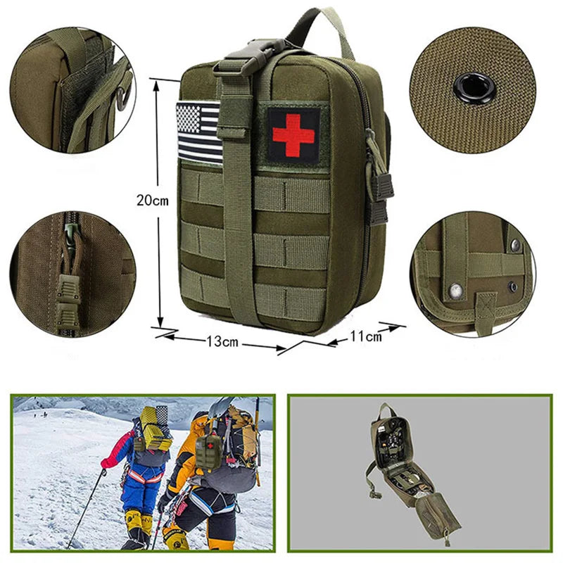 Kit de survie et de premiers secours de 45 pièces