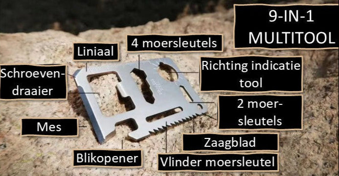 Kit de survie et de premiers secours de 45 pièces